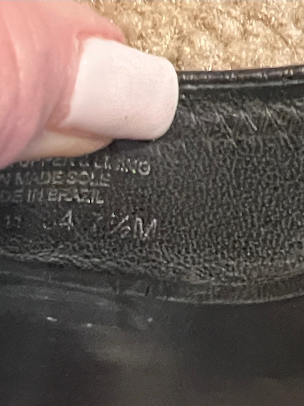 Tory Burch Black Leather 7 1/2 - Picture 10 of 10
